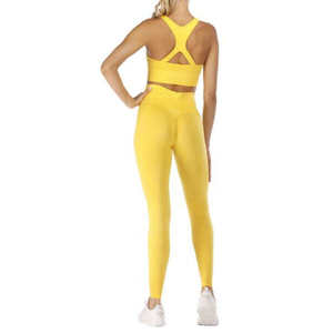 Conjunto de Yoga para Mujer, 2 Piezas, Ropa Deportiva, Cintura Elástica, Diseño Personalizado, Conjuntos de Yoga Reversibles - Product Image 2