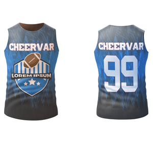 Camiseta de Fútbol Americano Personalizada de Alta Calidad, Manga Corta, 100% Poliéster, Transpirable, Protección UV, Verano, Unisex - Product Image 4