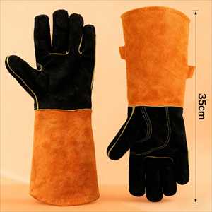 Guantes de Soldadura TIG de Piel de Cabra de Primera Calidad, Alta Destreza, Resistentes al Calor, Protección UV, Antideslizantes, Unisex, para Caza LGW-0008 - Product Image 6