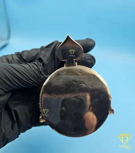 Luxury Self-Made 18K Gold Plated Hip Hop <b>Charm</b> <b>Pendant</b> in 925 Sterling Silver with VVS <b>Moissanite</b> Diamond Iced-Out Finish - Product Image 6