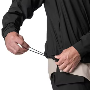 Custom Men 2-Piece Winter Hooded Windbreaker Solid Pattern Tracksuit Shorts Set 100% Nylon Custom <b>Rain</b> Windbreaker <b>Jacket</b> - Product Image 6