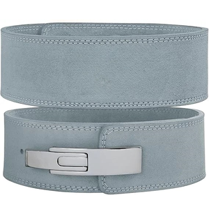 Ceinture de musculation personnalisable pour haltérophilie et powerlifting, protection professionnelle, respirante, coupe-vent, en cuir de vachette marron - Product Image 5