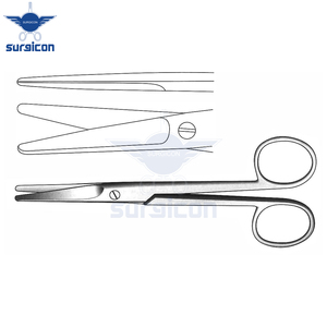 Tijeras Mayo de 14 cm (5½ Pulgadas), Rectas, de Acero Inoxidable, Reutilizables, para Cirugía General y Corte de Tejidos - Product Image 5
