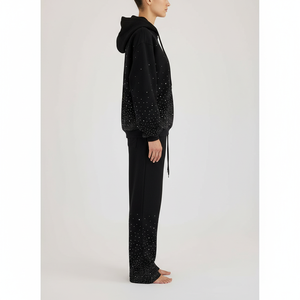 Survêtement Homme Strass Prix Bas Vente en Gros Tenue de Sport Entraînement Jogging 100% Coton Coupe Ample Anti-Plis - Product Image 2