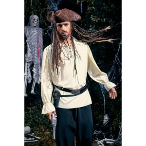 Người Đàn Ông Của Thời Trung Cổ Cướp Biển Phục Hưng Trang Phục Cosplay Gothic Victoria Ma Cà Rồng Tops Phù Hợp Với Rãnh Truyền Hình Hải Quân Cảm hứng Cho Giáng Sinh - Product Image 5