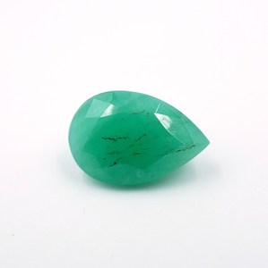 Esmeralda Natural Facetada de Corte Pera, 5.40 Quilates, Verde Brasileño, HAYAAT GEMS N-37, 14.5x9.5x6.5mm, para Joyería - Product Image 4