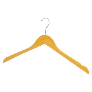 ไม้แขวนเสื้อไม้สำหรับเสื้อผ้าพร้อมโลโก้สำหรับร้านค้าแฟชั่น - Product Image 1