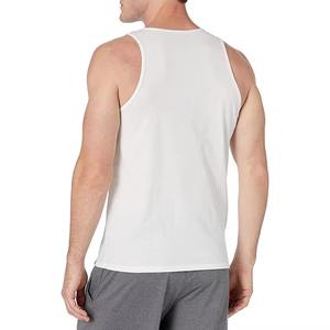 Camiseta Deportiva de Tirantes para Hombre, Diseño Personalizado, Mezcla de Polialgodón, Corte Bajo, Abertura en el Hombro, Ajuste Musculoso, para Gimnasio y Entrenamiento - Product Image 5