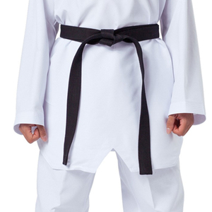 Nouveaux ensembles d'uniformes de judo 2026 – 100 % coton, tissu respirant en nid d'abeille, durable, anti-déchirure, séchage rapide, couleur unie noire personnalisable - Product Image 6