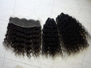 Extensiones de Cabello Humano Remy Virgen Brasileño Rizado de la Mejor Calidad, Color Natural, 4 Onzas por Paquete para Mujeres, Precio al por Mayor - Product Image 2