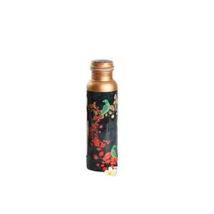 Blue Marble Copper Water <b>Bottle</b> <b>Ocean</b> Stone Pattern Designer Reusable Drinking <b>Bottle</b> for Home Office Travel Everyday Use - Product Image 2