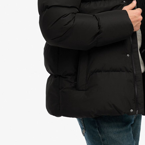 Top quality bubble jacket windproof winter padded coat high quality material custom logo bulk order supplier - Product Image 4