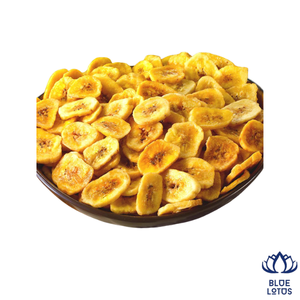 Très demandé : Tranches de banane séchée Blue Lotus du Vietnam, chips de fruits croustillantes, en sachet sous vide, durée de conservation de 12 mois, pour la consommation quotidienne - Product Image 1