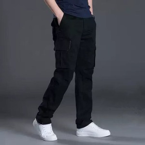 Men's Spring Autumn <b>Cargo</b> <b>Pants</b> Loose Straight Leg Workwear Multi Pockets Design Wear Resistant for Casual & <b>Work</b> Occasions - Product Image 4