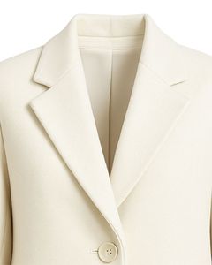 <b>Women's</b> Wool Midi <b>Coat</b> Notched Collar <b>Single</b> <b>Breasted</b> Full Sleeve Solid Color Elegant Outerwear Winter Custom <b>Coats</b> - Product Image 5