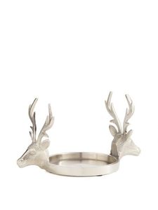 Deer Head Metal Candle Holder Christmas <b>Table</b> Decor Antler Design Tealight Holder Home <b>Decoration</b> - Product Image 3