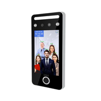 Sistema de Control de Acceso con Reconocimiento Facial y Registro de Asistencia de Empleados con Visión Nocturna, Logotipo Personalizable, Soporte para Registro de Horario del Personal