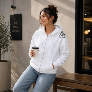 Sweat à capuche pour femme Heritage Masonic Regalia Premium, design élégant, confortable et tendance avec une finition de qualité professionnelle - Product Image 3