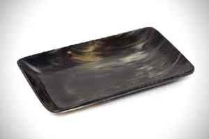 Bandeja para Servir Alimentos de Cuerno de Búfalo, Diseño Nuevo, Vajilla de Cuerno de Búfalo, Bandejas Rectangulares para Servir, Precio Económico, por AZ Handicrafts - Product Image 5