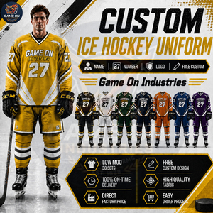 High Performance Apparel OEM Private Label Custom Ice Hockey Teamwear Wholesale Sports Jersey Matching Pants Athletic Uniform - Product Image 3