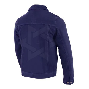 Veste en jean tendance pour homme, finition usée, vêtements personnalisés avec logo, fournisseur de qualité, veste en jean pour homme - Product Image 2