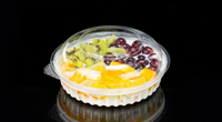 Bol rond transparent en plastique jetable de 8, 12, 16, 24, 32 oz, contenants alimentaires pour le déjeuner et les salades avec couvercle