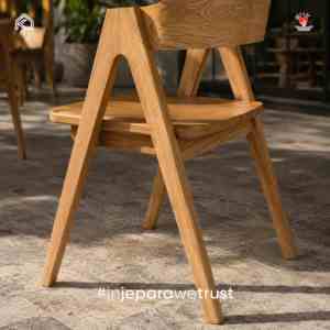 Wholesale Commercial Grade Solid Wood Outdoor <b>Chair</b> Contemporary Curved Armrest Luxury Hotel Balcony Patio <b>Dining</b> <b>Chairs</b> - Product Image 2