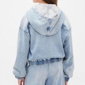 Nouveauté : Ensemble en jean pour femme inspiré de la couture parisienne, vente en gros personnalisée, édition de luxe - Product Image 5