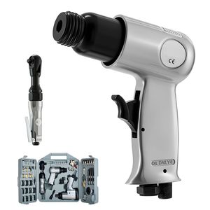 Kit de Accesorios para Herramientas Neumáticas Pro, 50 Piezas, Incluye Llave de Impacto de 1/2'', Llave de Trinquete de 3/8'', Martillo Neumático de 4500 BPM - Product Image 1