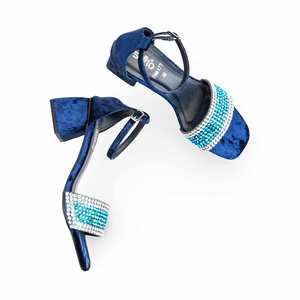 รองเท้าแตะผู้หญิงแฟนซีสีกรมท่า FN6127 - Product Image 1