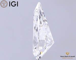 Magnifique diamant de laboratoire CVD de 5,00 CT, taille poire, couleur F, clarté VVS2, certifié IGI, luxe sur mesure pour créations de bijoux - Product Image 5