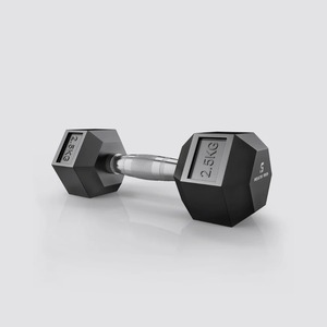 Haltères hexagonaux 20 kg, revêtement en caoutchouc antidérapant, pour exercices de fitness complets, unisexe - Product Image 3