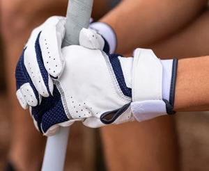 Wholesale Price Premium Quality Leather Waterproof Baseball Pitcher Batting <b>Gloves</b> Customized Logo Right Hand Strong Palm - Product Image 4