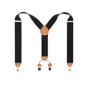 Bretelles élastiques réglables de qualité supérieure pour hommes et femmes avec fixation par clip métallique - Product Image 5