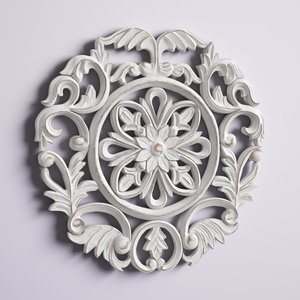 Dernier panneau mural en bois sculpté, design antique, finition parfaite et taille standard. - Product Image 2