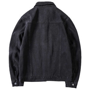 Technical Garment Manufacturing: Men's <b>Fleece</b>-Lined Jean Jacket - Single-Stitch Finish - Durable Winter Trucker Jacket Wholesale - Product Image 4