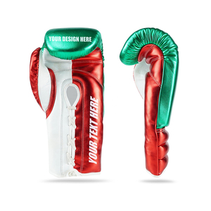 Guantes de Boxeo Personalizados de Cuero Brillante para Niños, Guantes de Boxeo al por Mayor para Adultos con Diseño Personalizado, Guantes para Hombre Hechos en Pakistán - Product Image 6