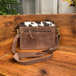 Bolsos cruzados para mujer de piel de ante a la moda personalizados de fábrica al por mayor 2025 - Product Image 5