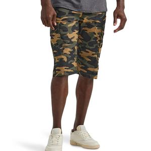 Quik Dry 100% algodón bordado Streetwear Cargo Shorts logotipo personalizado hombres verano Casual verano Multi-Bolsillo camuflaje - Product Image 4