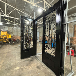 Porte de sécurité en acier forgé sur mesure pour l'entrée de la maison avec système de verrouillage de qualité supérieure, design moderne et durabilité durable - Product Image 4