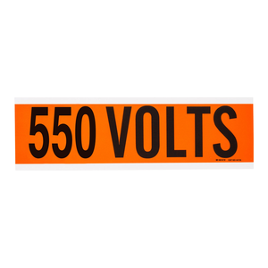 ฉลากสายไฟ Brady 550V แบบติดเองได้ ทนทาน สำหรับการระบุตำแหน่งสายไฟฟ้า - Product Image 1