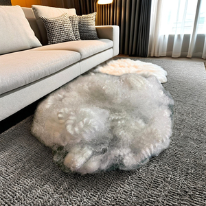 15D HD Blanco Reciclado Holow Sin Silicona de proveedor vietnamita Vikohasan Fabricante para la fabricación de colchas, sofás e interiores de automóviles - Product Image 1