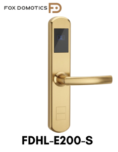 RFID Hotel Door <b>Lock</b> FDHL-E200-S Smart <b>Key</b> Card <b>Lock</b> | Offline Hotel <b>Lock</b> System | PMS Compatible | Fox Domotics - Product Image 4