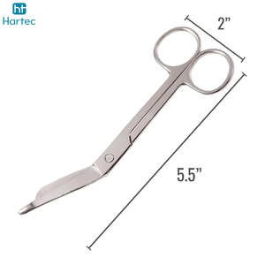 Tijeras para vendajes con un anillo grande, acero inoxidable quirúrgico de alta calidad, ideales para EMT, instrumento para cortar vendajes quirúrgicos - Product Image 3