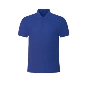 Logo personnalisé pour homme 100% coton pour Polo T-Shirt motif solide manches courtes respirant anti-boulochage couleur personnalisable Design - Product Image 4