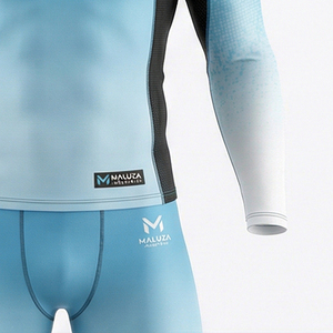 Vêtements de sport pour hommes, compression athlétique, course à pied, entraînement, gym, performance, Europa Sport Maluza, survêtement de compression - Product Image 2