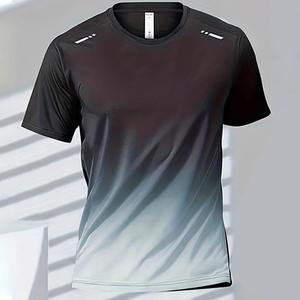 <span class=keywords><strong>T</strong></span>-<span class=keywords><strong>Shirt</strong></span> da Uomo per Badminton, Asciugatura Rapida, Maglietta Sportiva per Allenamento <span class=keywords><strong>Boxe</strong></span>, <span class=keywords><strong>T</strong></span>-<span class=keywords><strong>Shirt</strong></span> Casual da Corsa per Esterni, Abbigliamento Oversize da Uomo - Product Image 2