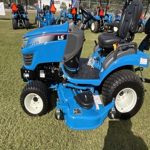 Tracteur à roues haut de gamme LS MT125 avec chargeur, tondeuse à gazon industrielle 28V, prêt à être expédié avec bac de ramassage - Product Image 4