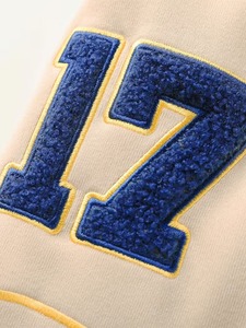 High Quality 100% Cotton Blue Men's Varsity <b>Jacket</b> Embroidered Letter Patch Design Preppy College Baseball Style <b>Jacket</b> - Product Image 5