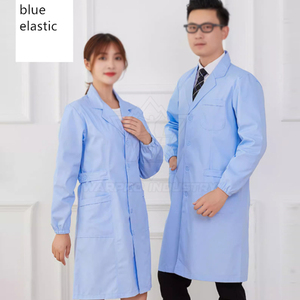 เสื้อกาวน์สำหรับใช้ในห้องปฏิบัติการแบบใช้ประจำวัน ดีไซน์แขนยาว ปิดด้านหน้า มีกระเป๋าใช้งานสะดวก และสวมใส่สบาย เหมาะสำหรับงานทีมงานบริการ - Product Image 3